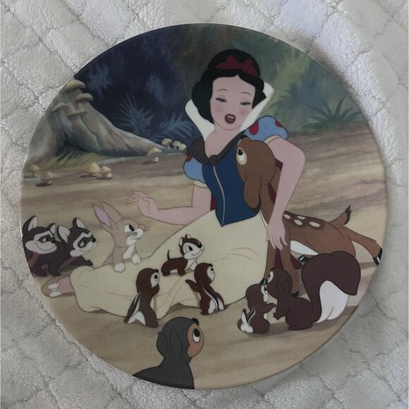 Disney Knowles Collector Plate Snow White With A Smile And A Song 1991 - Picture 1 of 4